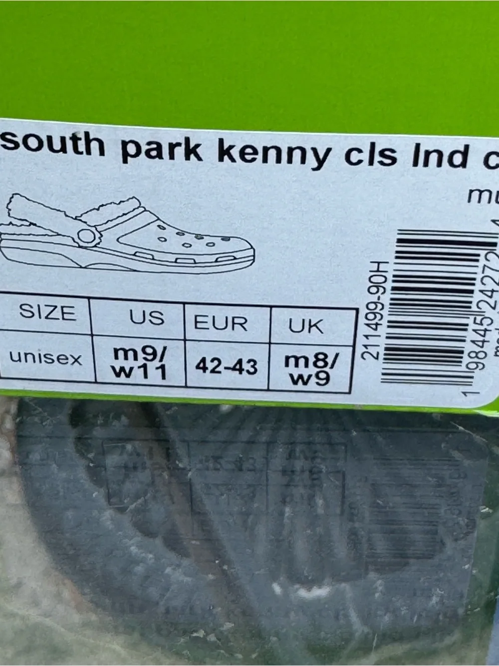 South Park Crocs (Kenny)